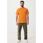 T-shirt unisexe en coton recyclé, slim fit, 160 g/m², Iqoniq couleur orange