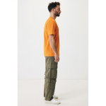 T-shirt unisexe en coton recyclé, slim fit, 160 g/m², Iqoniq couleur orange