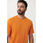 T-shirt unisexe en coton recyclé, slim fit, 160 g/m², Iqoniq couleur orange