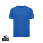 T-shirt unisexe en coton recyclé, slim fit, 160 g/m², Iqoniq couleur bleu roi