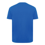 T-shirt unisexe en coton recyclé, slim fit, 160 g/m², Iqoniq couleur bleu roi deuxième vue