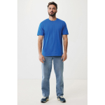 T-shirt unisexe en coton recyclé, slim fit, 160 g/m², Iqoniq couleur bleu roi
