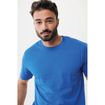 T-shirt unisexe en coton recyclé, slim fit, 160 g/m², Iqoniq couleur bleu roi