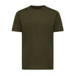 T-shirt unisexe en coton recyclé, slim fit, 160 g/m², Iqoniq couleur kaki
