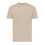 T-shirt unisexe en coton recyclé, slim fit, 160 g/m², Iqoniq couleur camel