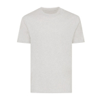 T-shirt unisexe en coton recyclé, slim fit, 160 g/m², Iqoniq couleur gris clair chiné