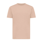 T-shirt unisexe en coton recyclé, slim fit, 160 g/m², Iqoniq couleur saumon