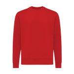 Sweat unisexe en coton recyclé, slim fit, 280 g/m², Iqoniq couleur rouge