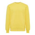 Sweat unisexe en coton recyclé, slim fit, 280 g/m², Iqoniq couleur jaune