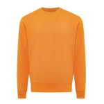 Sweat unisexe en coton recyclé, slim fit, 280 g/m², Iqoniq couleur orange