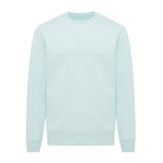 Sweat unisexe en coton recyclé, slim fit, 280 g/m², Iqoniq couleur vert menthe