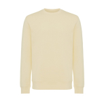 Sweat unisexe en coton recyclé, slim fit, 280 g/m², Iqoniq couleur jaune clair
