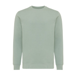 Sweat unisexe en coton recyclé, slim fit, 280 g/m², Iqoniq couleur vert olive