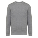 Sweat unisexe en coton recyclé, slim fit, 280 g/m², Iqoniq couleur gris taupe
