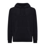Sweat unisexe polyester recyclé, casual fit, 240 g/m² Iqoniq couleur noir
