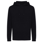 Sweat unisexe en coton recyclé, slim fit, 280 g/m², Iqoniq couleur noir