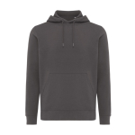 Sweat unisexe en coton recyclé, slim fit, 280 g/m², Iqoniq couleur argenté mat