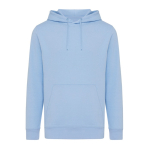 Sweat unisexe en coton recyclé, slim fit, 280 g/m², Iqoniq couleur cyan