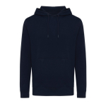 Sweat unisexe en coton recyclé, slim fit, 280 g/m², Iqoniq couleur bleu marine