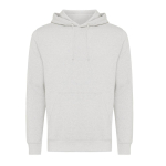 Sweat unisexe en coton recyclé, slim fit, 280 g/m², Iqoniq couleur gris clair chiné