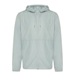 Veste en polyester recyclé, casual fit, 70 g/m², Iqoniq couleur vert olive avec zone d'impression
