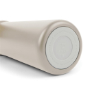 Bouteille thermos en acier inoxydable recyclé de forme conique 450ml couleur gris deuxième vue