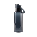Bouteille en RPET pour boissons froides à anse de transport 600ml couleur bleu
