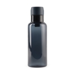 Bouteille en RPET pour boissons froides à anse de transport 600ml couleur bleu troisième vue