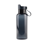 Bouteille en RPET pour boissons froides à anse de transport 600ml couleur bleu quatrième vue