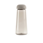 Bouteille conique en RPET avec bouchon ergonomique 57 ml couleur gris