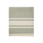 Serviette de plage style hammam en coton à séchage rapide 360 g/m² couleur vert deuxième vue