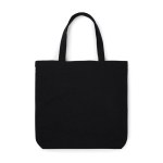 Sac fourre-tout en toile recyclée à longues anses 400 g/m² couleur noir