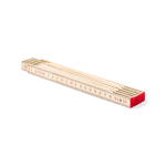 Règle pliante de charpentier en bois de 2 mètres couleur bois