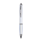 Stylos personnalisés pas chers pour entreprise avec Encre Noire Color couleur blanc
