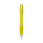 Stylos personnalisés pas chers pour entreprise avec Encre Noire Color couleur jaune