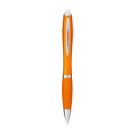 Stylos personnalisés pas chers pour entreprise avec Encre Noire Color couleur orange
