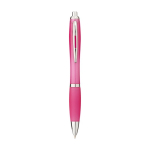 Stylos personnalisés pas chers pour entreprise avec Encre Noire Color couleur fuchsia