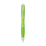 Stylos personnalisés pas chers pour entreprise avec Encre Noire Color couleur vert lime