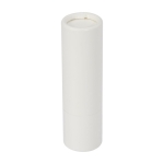 Baume à lèvres durable en papier recyclé avec protection SPF 15 couleur blanc deuxième vue
