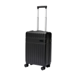 Valise trolley de cabine 20” avec roues pivotantes et capacité de 40L couleur noir