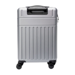 Valise trolley de cabine 20” avec roues pivotantes et capacité de 40L couleur argenté deuxième vue arrière