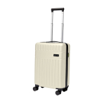 Valise trolley de cabine 20” avec roues pivotantes et capacité de 40L vue impression avec logo 2