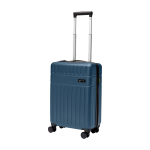 Valise trolley de cabine 20” avec roues pivotantes et capacité de 40L vue impression avec logo 2