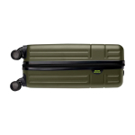 Valise trolley de cabine 20” avec roues pivotantes et capacité de 40L troisième vue frontale