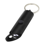 Lampe de poche en aluminium recyclé avec décapsuleur et mousqueton