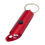 Lampe de poche en aluminium recyclé avec décapsuleur et mousqueton