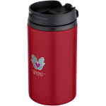 Gobelet isotherme en inox recyclé avec couvercle rotatif 250 ml vue avec impression sérigraphique