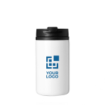 Gobelet isotherme en inox recyclé avec couvercle rotatif 250 ml avec zone d'impression