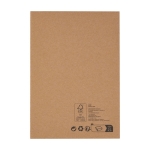 Porte-documents en polyester recyclé à porte-cartes et support mobile couleur bleu marine
