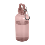 Bouteille promotionnelle en RPET sans BPA avec mousqueton 400 ml